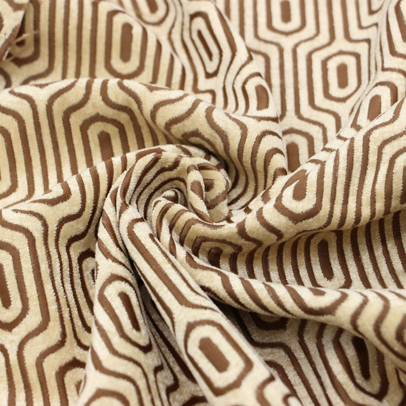 Chenille jacquard fabric -MDC1810