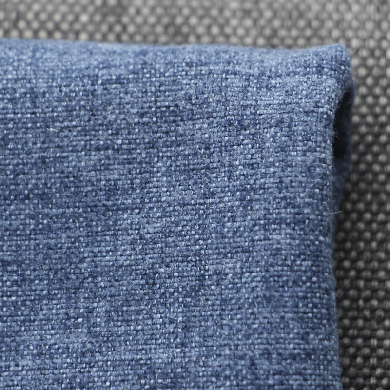 Waterproof Breathable Polyester Plain Woven Brushed Sofa Fabric